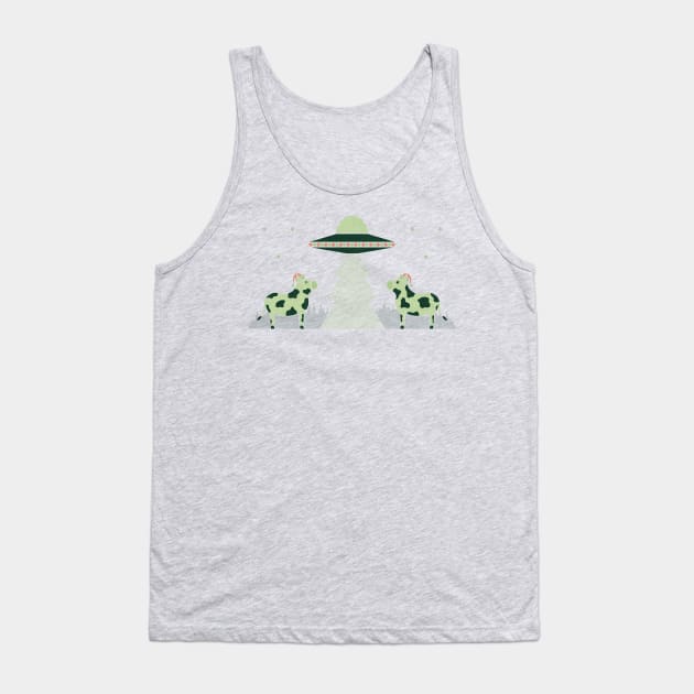 Merry Abduction Tank Top by HandsOffMyDinosaur